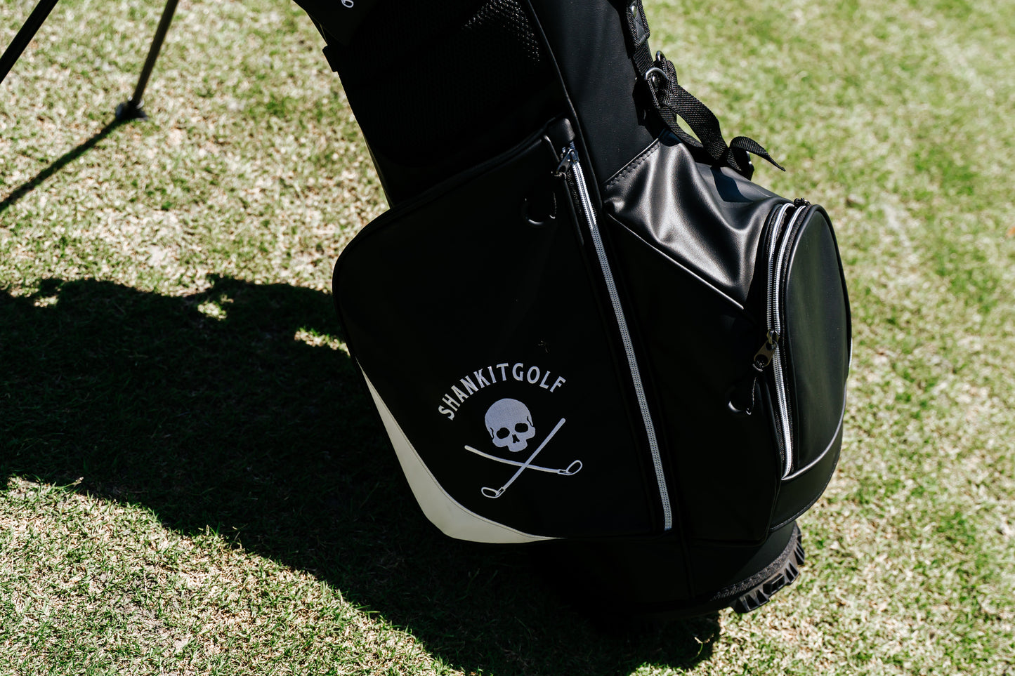 Blacked Out Skull Golf Bag