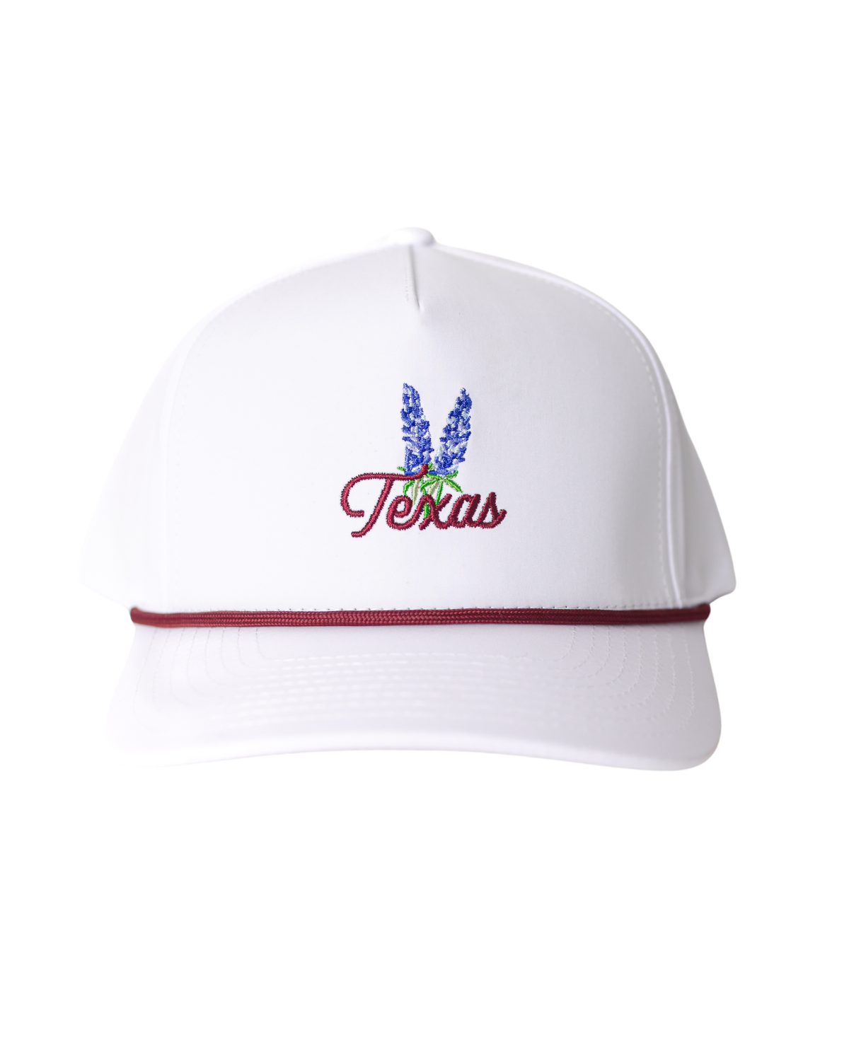 Texas Bluebonnet Rope Hat "Maroon"