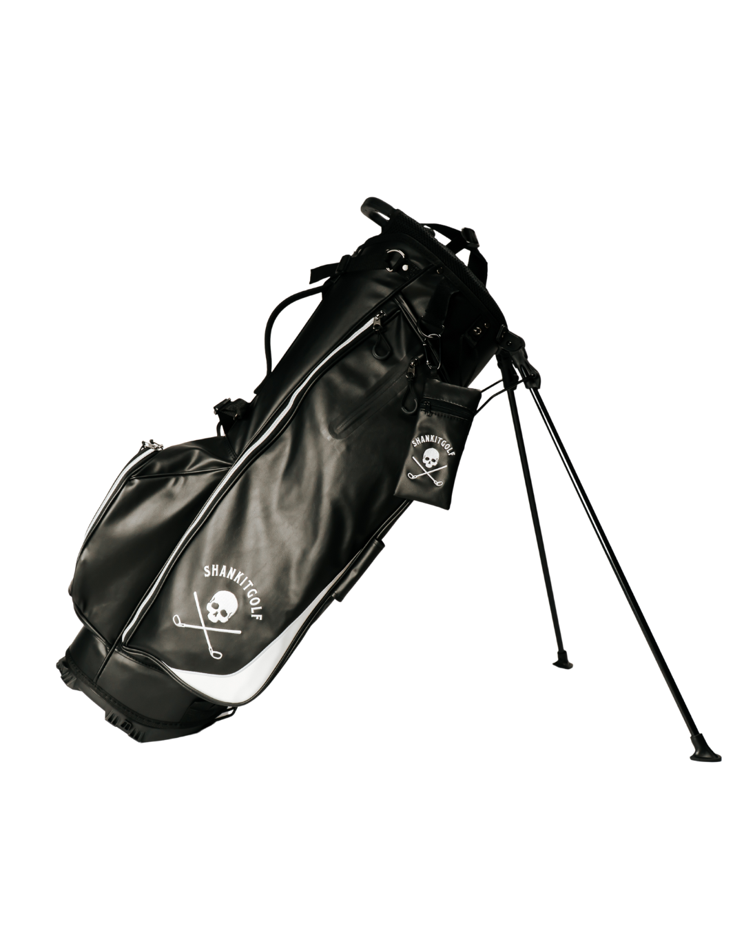 Blacked Out Skull Golf Bag