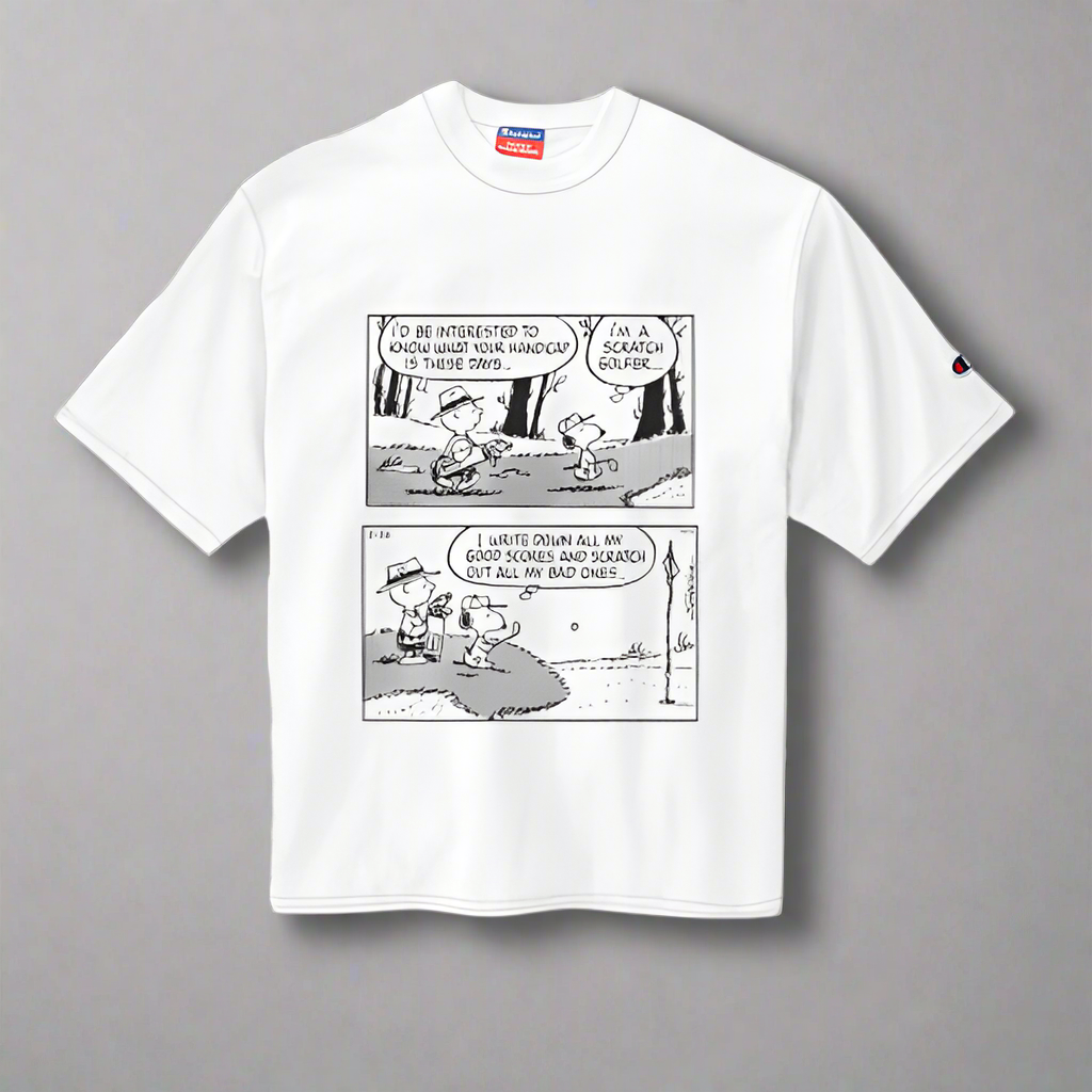 Scratch Golfer Peanut Tee