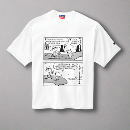 Scratch Golfer Peanut Tee