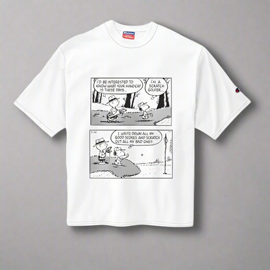 Scratch Golfer Peanut Tee