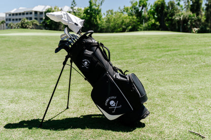 Blacked Out Skull Golf Bag