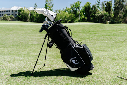 Blacked Out Skull Golf Bag