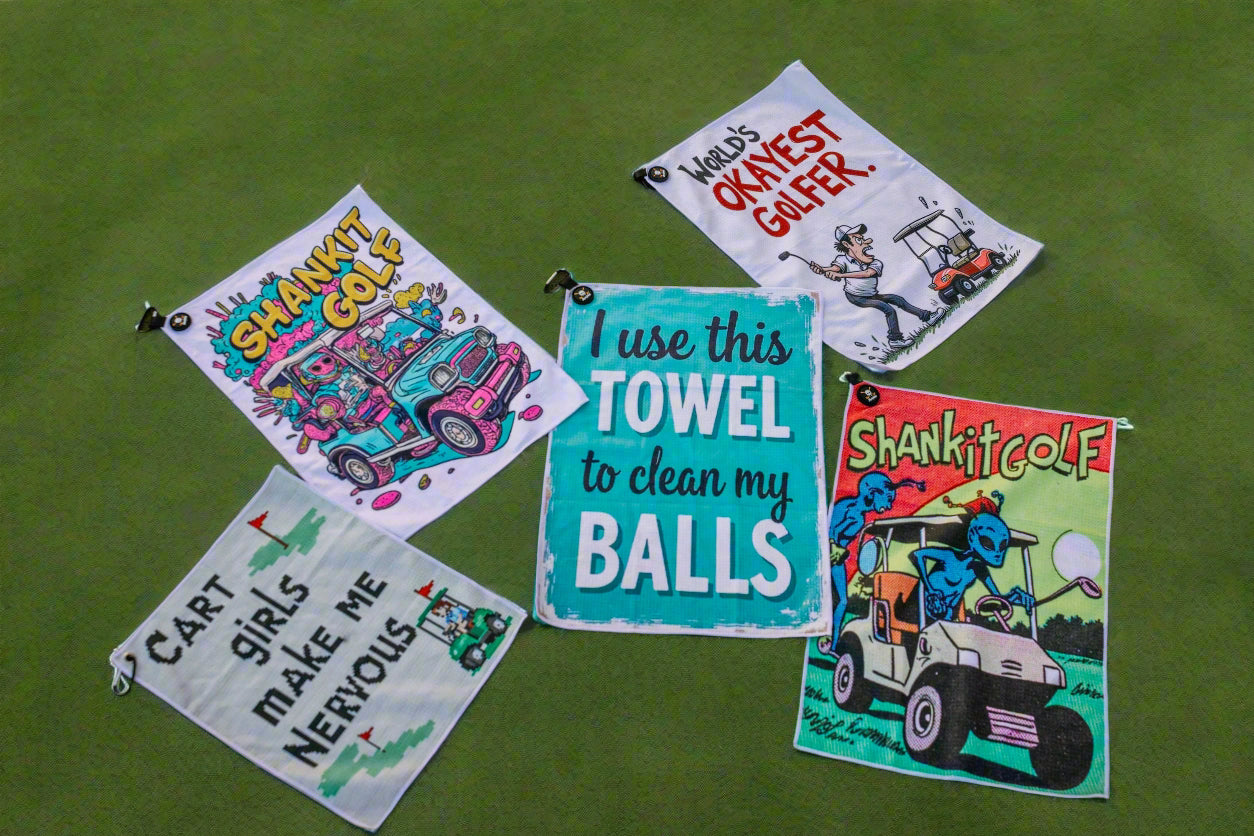 Cart Girls Make Me Nervous Golf Towel