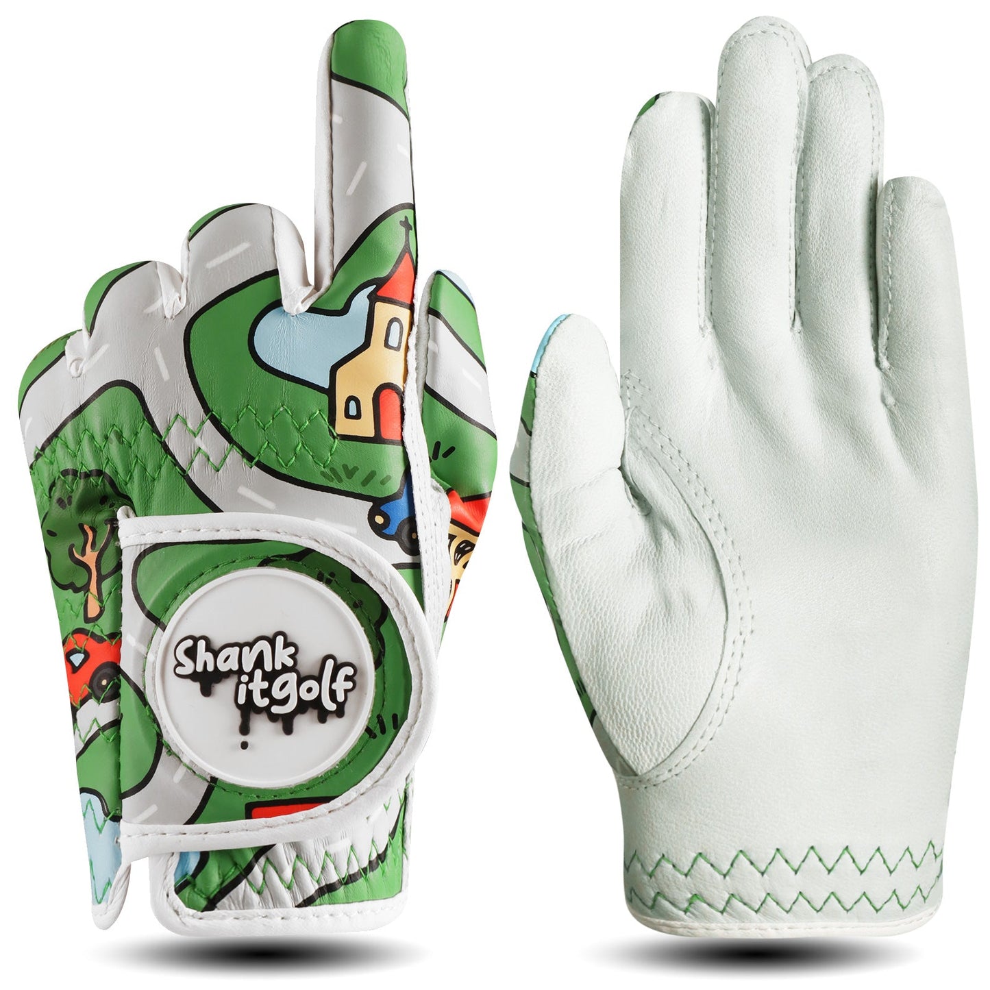 Car Map Youth Golf Glove