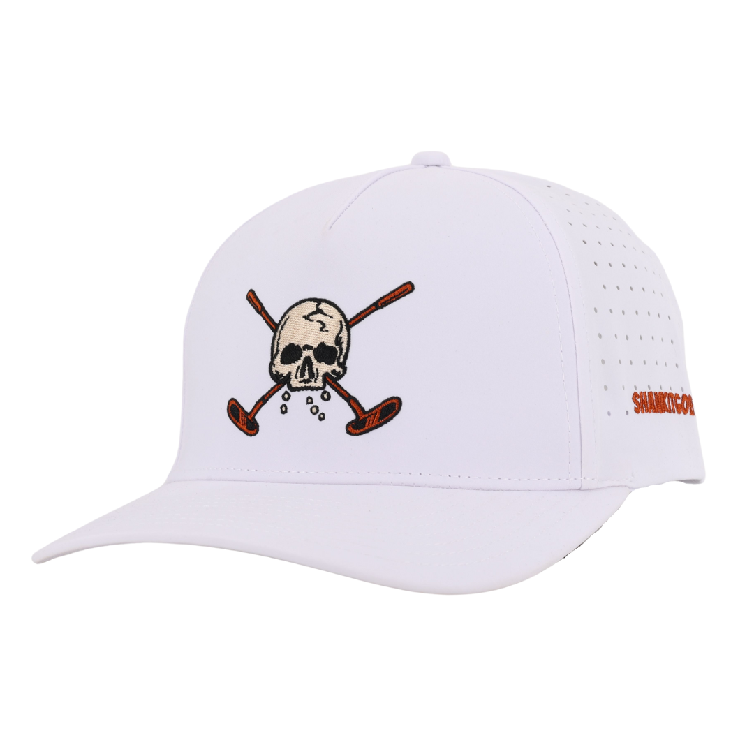 White Skull and Crossbones 2.0 Hat